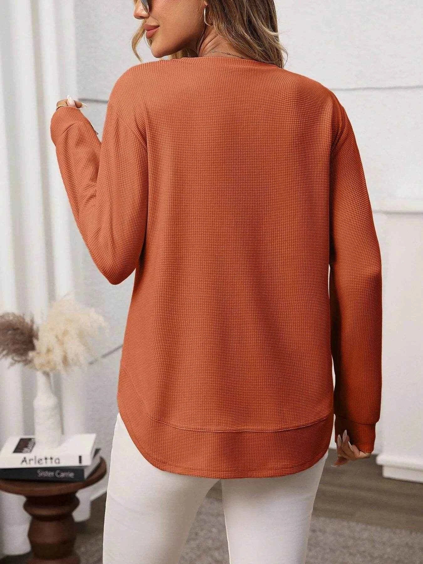 Long Sleeve Round Neck T-Shirt Trendsi 953e26b794d74583a55e9335c5826660-Max-Origin