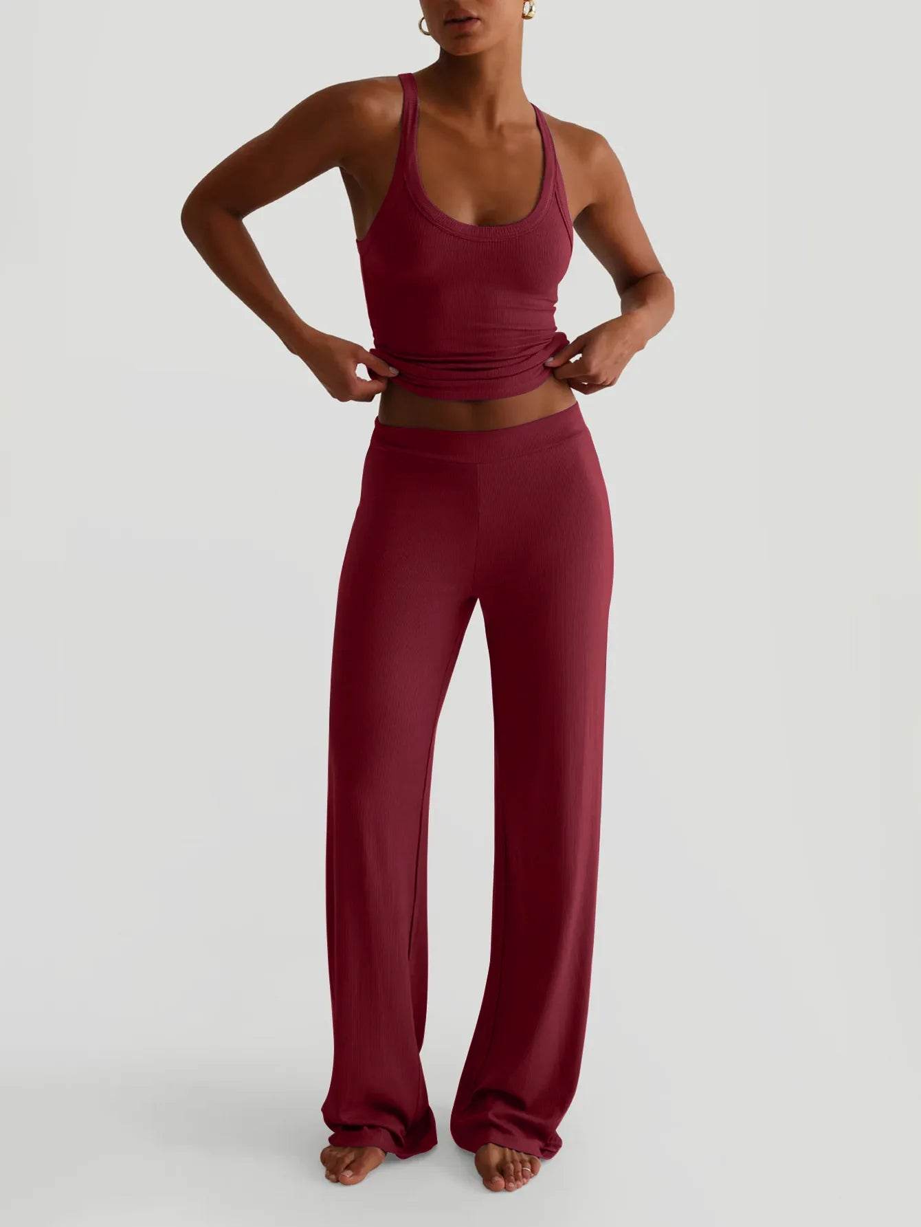 Scoop Neck Tank and Pants Set Burgundy Trendsi 95a5ee91-3d4f-482c-be12-33af0b30a1da-Max-Origin