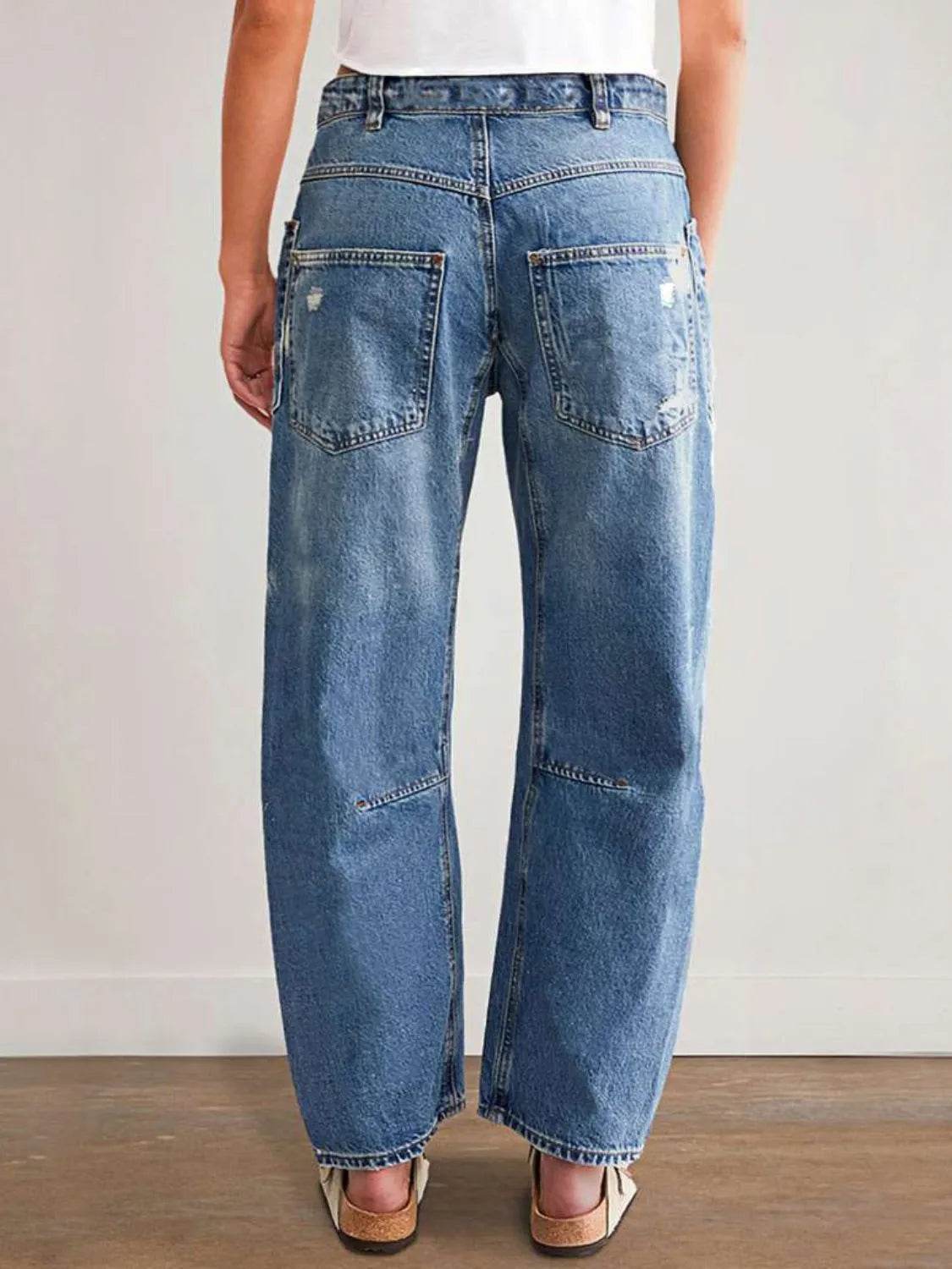 Distressed Jeans with Pockets Trendsi 95a78424-6cd0-4fd4-a4a1-16397a4b7713-Max-Origin