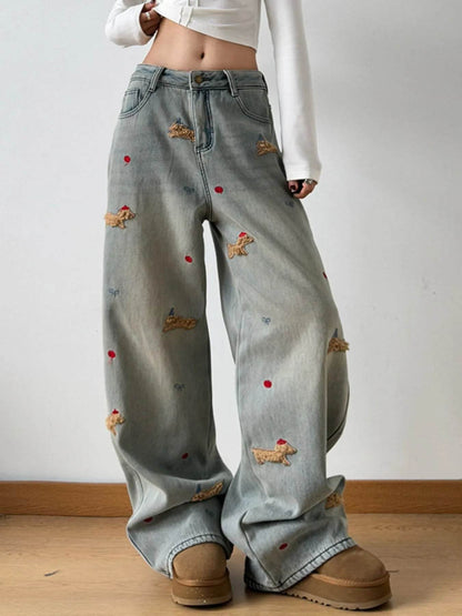 Embroidered Wide Leg Jeans Light Trendsi 95b34e27-4a39-4da4-b426-765d611c2e65-Max-Origin