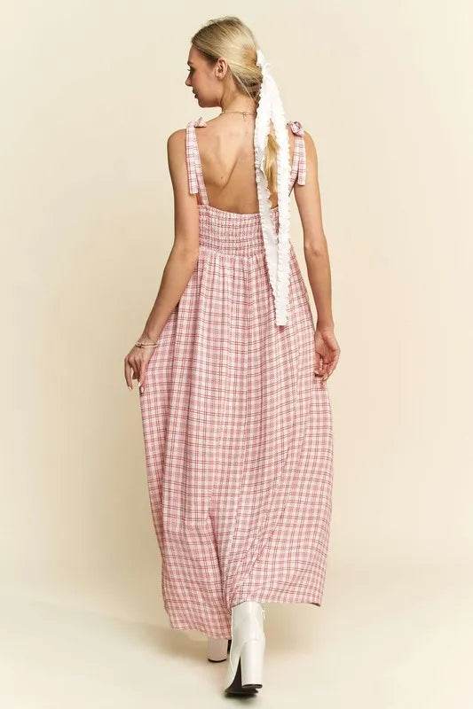 Davi & Dani Smocked Sleeveless Maxi Cami Dress Trendsi 962633a22eb54b45ac192319813fef64-Max-Origin