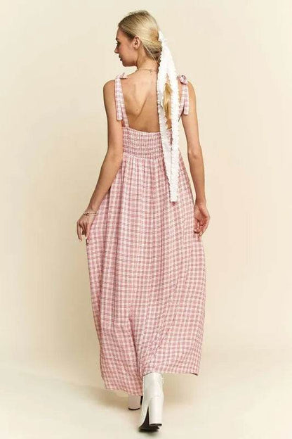Davi & Dani Smocked Sleeveless Maxi Cami Dress Trendsi 962633a22eb54b45ac192319813fef64-Max-Origin