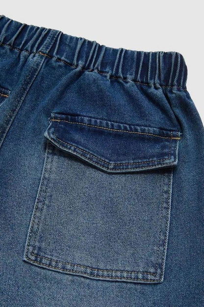 Drawstring Waist Wide Leg Shirred Jeans Trendsi 964677ef-0bdb-413f-9e66-8c60bb878ffe-Max