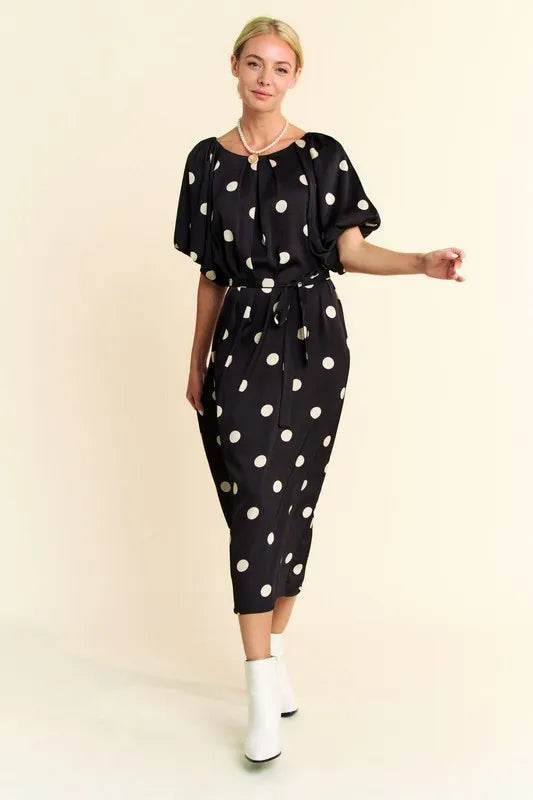 Davi & Dani Polka Dot Puff Sleeves Waist Tie Midi Dress Trendsi 96ac96e66cad4815a6a1b70990e2c583-Max-Origin