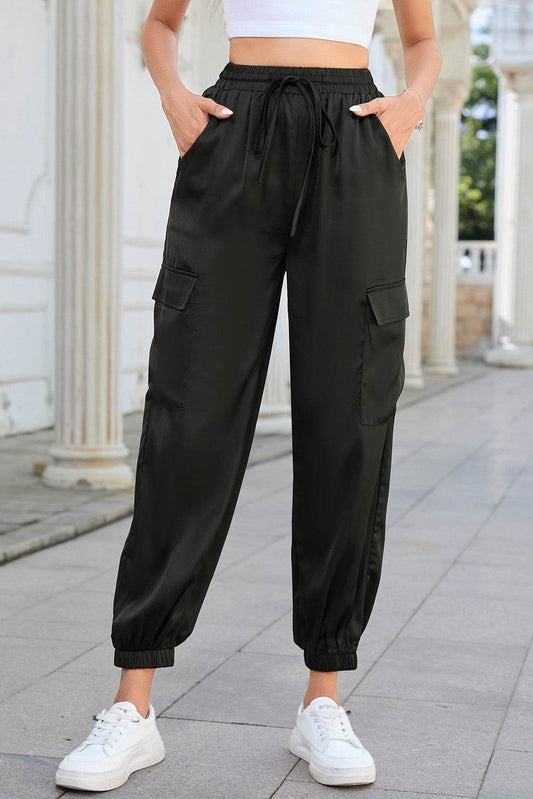 Long Tie Waist Pocketed Pants Black Trendsi 96c6503d04f84fe193a2b41b36f59c53-Max