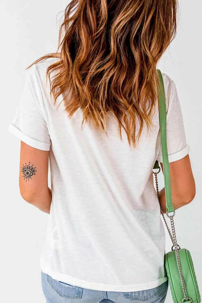 Pumpkin Round Neck Short Sleeve T-Shirt Trendsi 96c702fa-6163-4727-9bea-25d511d51f74-Max