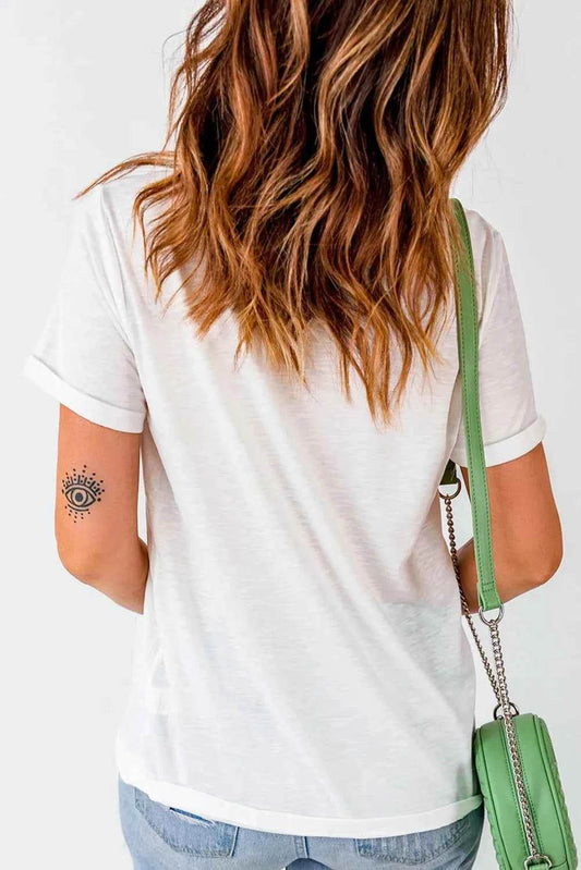 Pumpkin Round Neck Short Sleeve T-Shirt Trendsi 96c702fa-6163-4727-9bea-25d511d51f74-Max