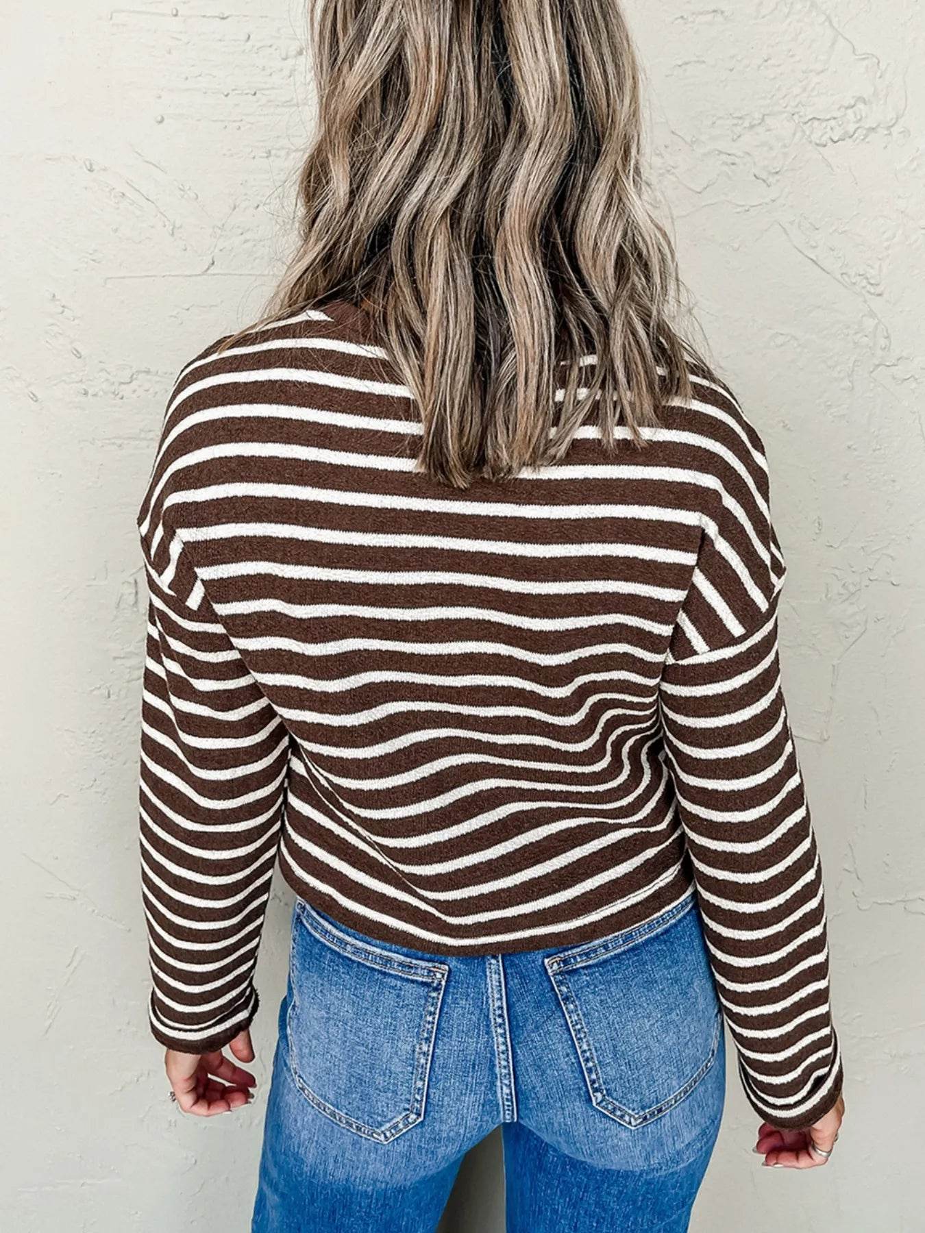 Stripe Cropped Crew Neck Long Sleeve T Shirt Trendsi 96e3c297-06a0-448e-a07c-c9f50c2d6baa-Max-Origin