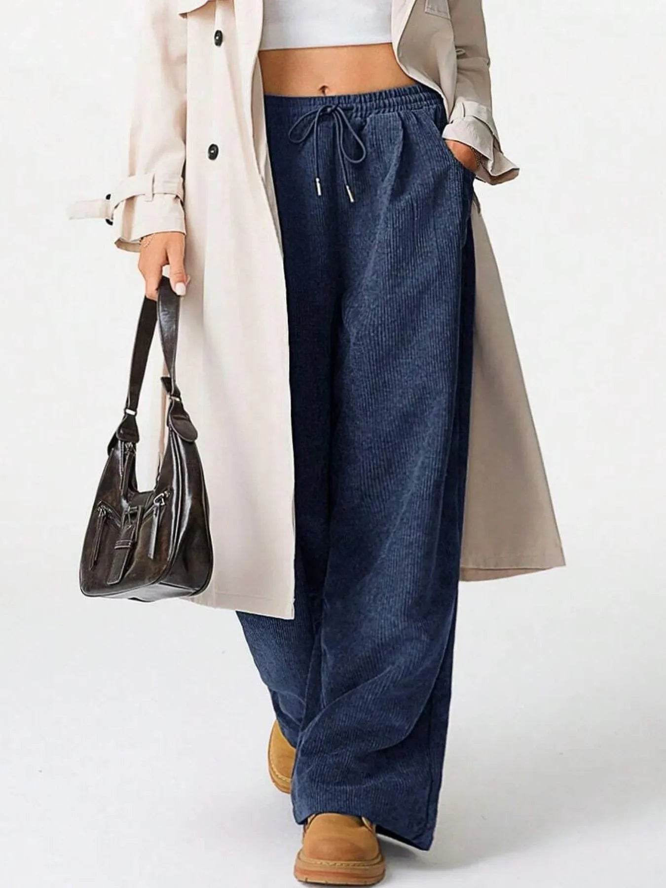 Drawstring Wide Leg Pants Trendsi 975759f1-13de-4605-99b9-e19706b94100-Max-Origin