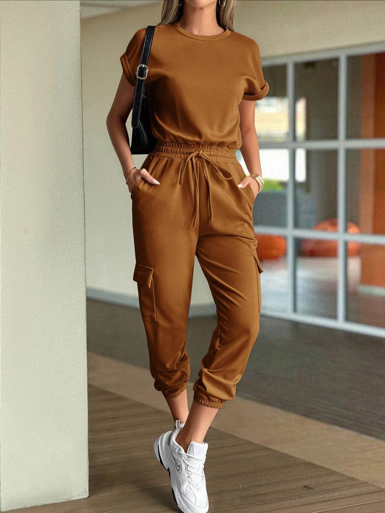 Round Neck Short Sleeve Top and Pants Set Trendsi 9759617f1cb647d5a8e4f3c8f33fcfa4-Max-Origin