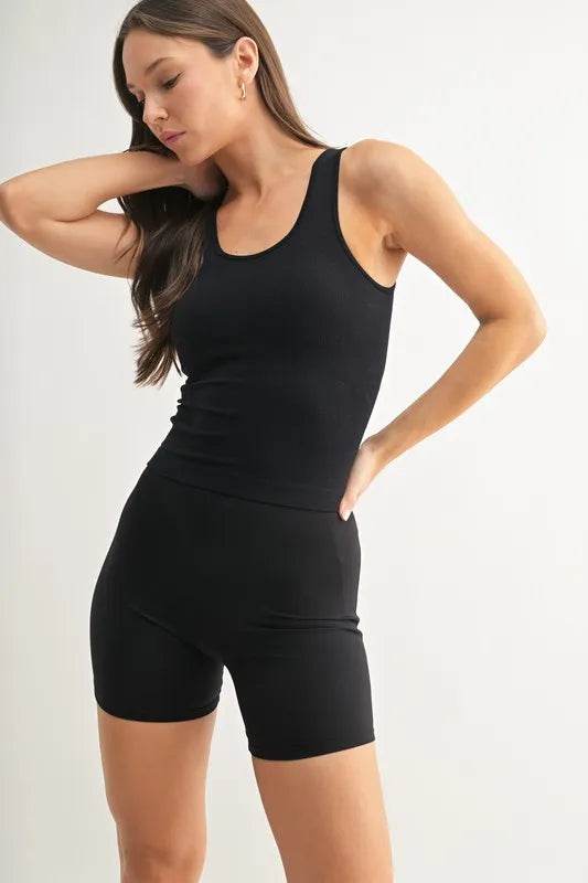 MONO B Classic Seamless Ribbed Tank BLACK Trendsi 978b7f54ea544241ac3329d239050908-Max-Origin