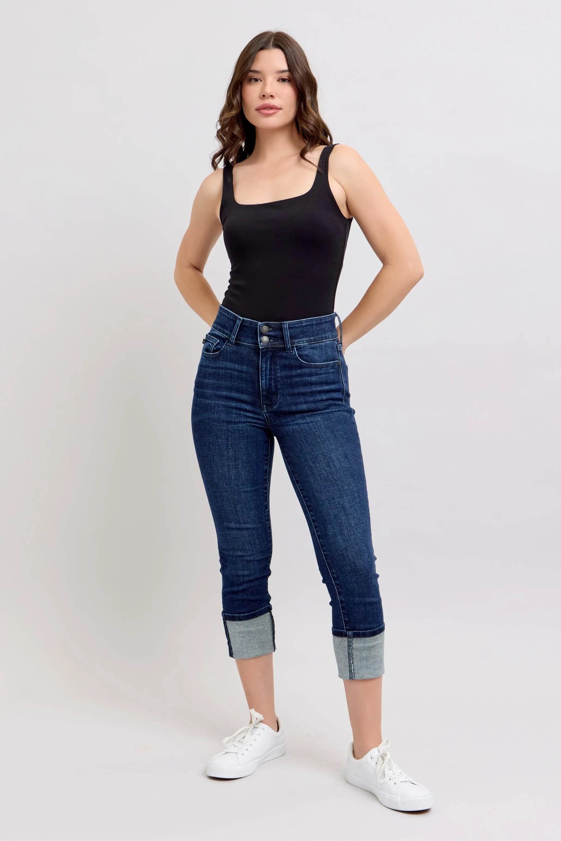 Judy Blue High-Waist Double Waist Band Skinny Jeans Trendsi 97fb345d23164c99ae83dafcc6c60bb5-Max-Origin