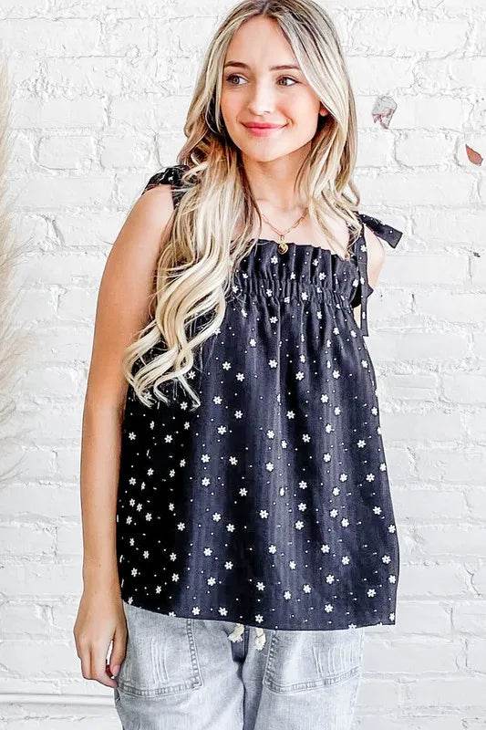 And The Why Daisy Polka Dot Print Ruffle Tank Top Trendsi 988f914620074ef2ac39b5e67157aff3-Max-Origin