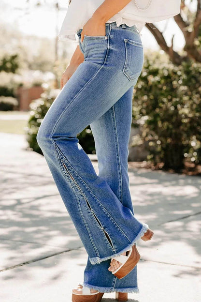 Raw Hem Flare Jeans Trendsi 989d3abf-b4c0-4db1-906b-c52a51703bad-Max-Origin