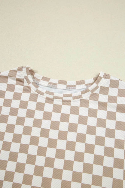 Checkered Long Sleeve Top and Skirt Two-Piece Set Trendsi 98a53a35-8222-49d3-8675-9d58c9a3adaf-Max-Origin