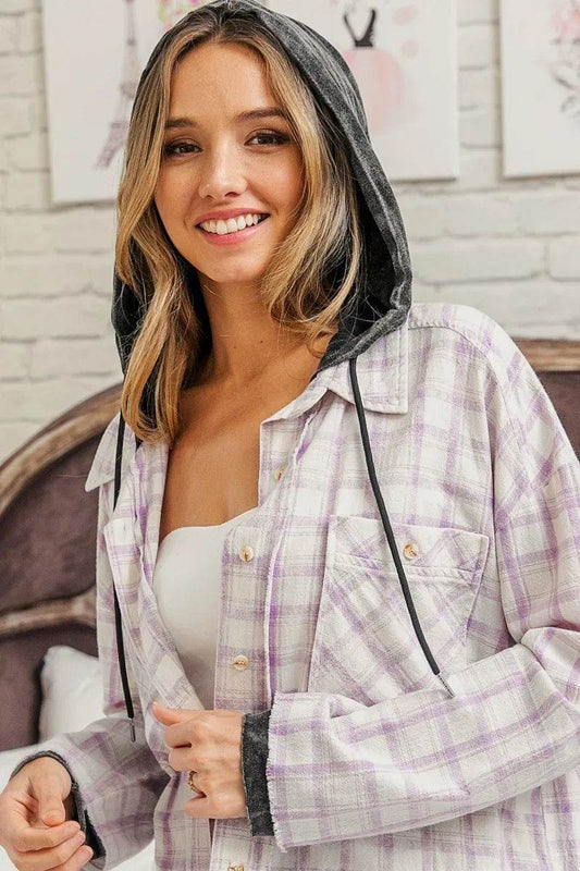 BiBi Casual Check Shirts With Hood Trendsi 991afe0420de435bb41d312d2b548d36-Max-Origin