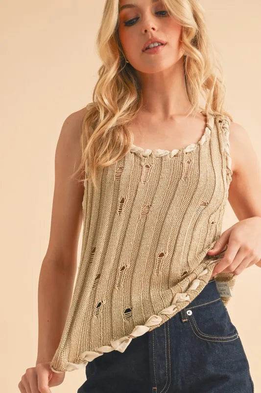 Aemi+Co Distressed Detail Round Neck Knit Tank Trendsi 993d5edfe2b641e1af662c5ce0de8e4f-Max-Origin