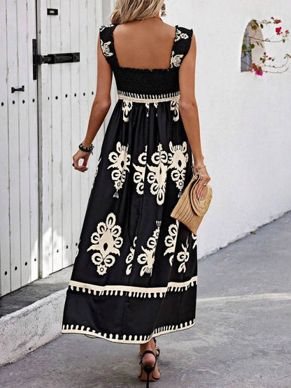 Smocked Printed Wide Strap Maxi Dress Trendsi 99473c5f-91a2-43f1-bc8a-b8077f6cb98d-Max-Origin