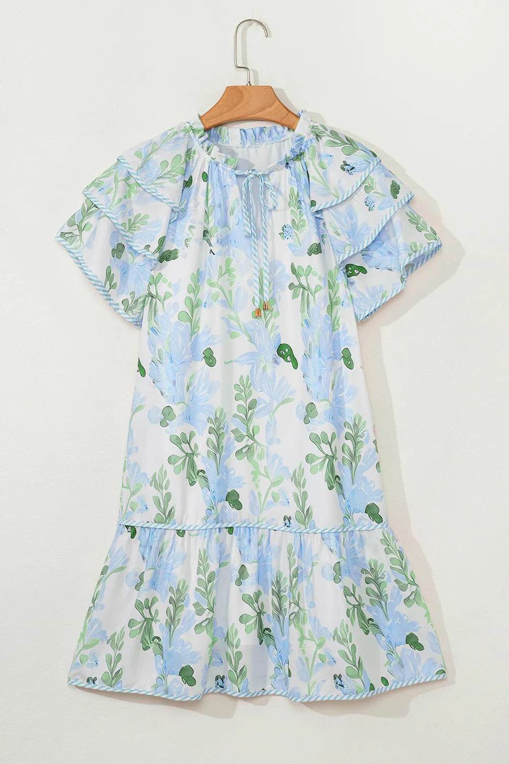 Floral Contrast Edge Layered Short Sleeve Mini Dress Trendsi 99798d7b-b619-4616-9887-f97925e2b8f6-Max-Origin