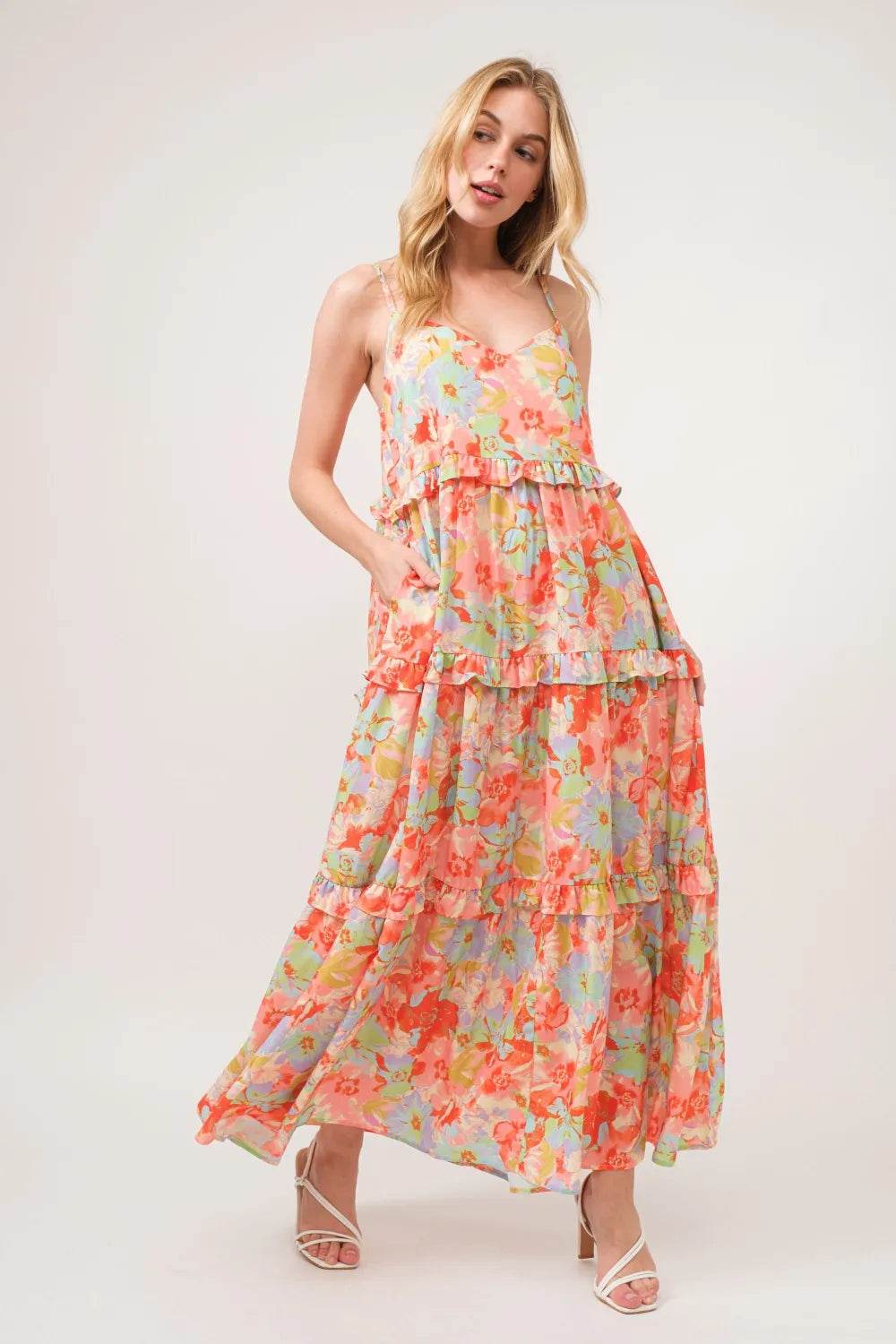 And The Why Floral Ruffled Tiered Maxi Adjustable Strap Cami Dress Trendsi 9995c4d9-1d46-4f6f-ab29-ee966ef3337f-Max
