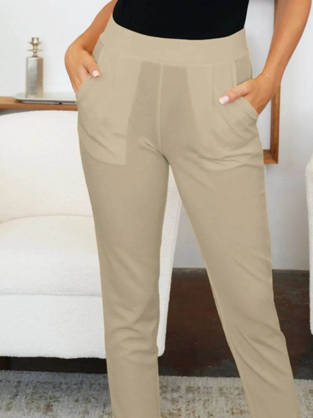 FAM-FAM Pocketed High Waist Skinny Pants Trendsi 99af6c70-c561-491b-b746-940ce375dafb-Max