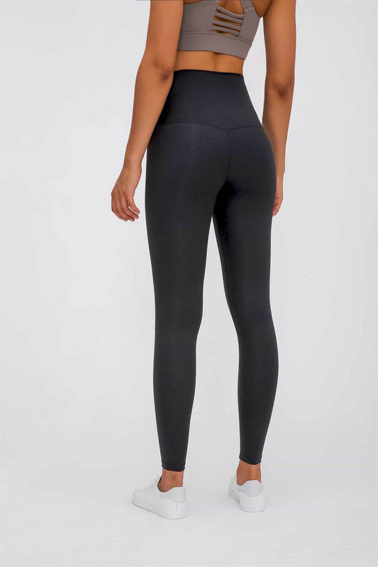 Millennia Ultra Soft High Waist Leggings Trendsi 9a034d25b0424fe09e3511ae741f162a-Max