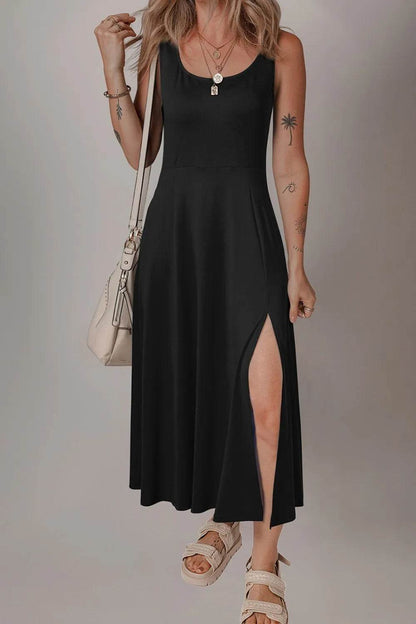 Side Slit Scoop Neck Wide Strap Dress Trendsi 9a223160-5c33-4a73-a39d-f153af4c01eb-Max