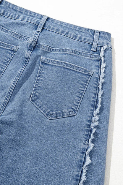Raw Hem Wide Leg Jeans with Pockets Trendsi 9a359488-c37c-47ef-aaf6-b1bf040e466e-Max