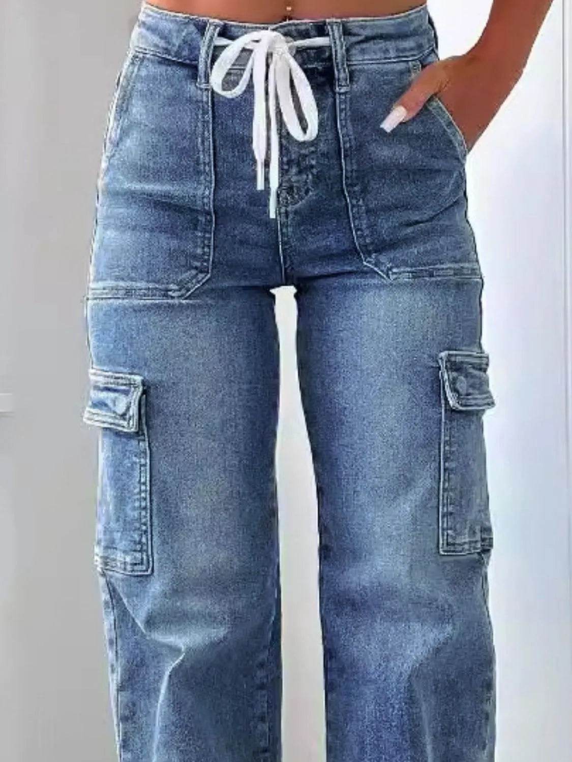 Washed Jeans with Pockets Trendsi 9a407c86-d6a6-4d16-badc-46afea5905bc-Max-Origin