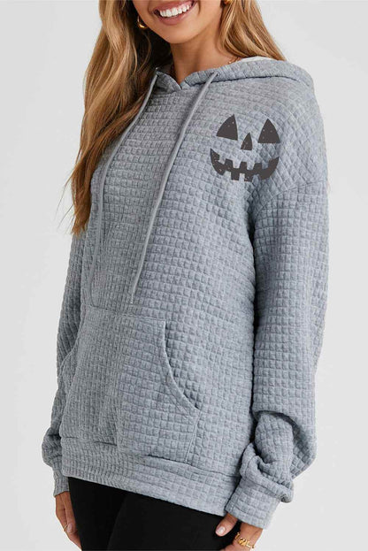 Pumpkin Face Graphic Drawstring Hoodie with Pocket Trendsi 9a48c85f093443d7a0eb2107f078dc32-Max