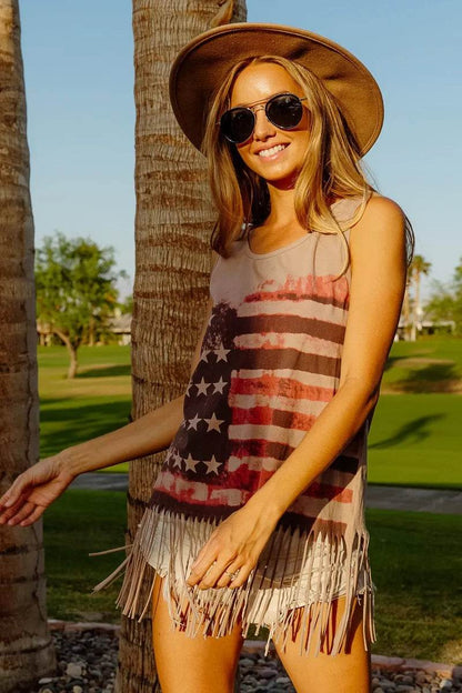 BiBi American Flag Print Knit Sleeveless Top Trendsi 9a73e7da80764d499ccf54d7e45c57dd-Max-Origin