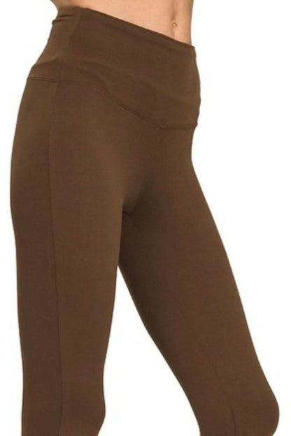 Zenana Premium Microfiber Wide Waistband Leggings Trendsi 9a7d3d14-02ef-4d90-b9a4-4483c7ff37f1-Max-Origin