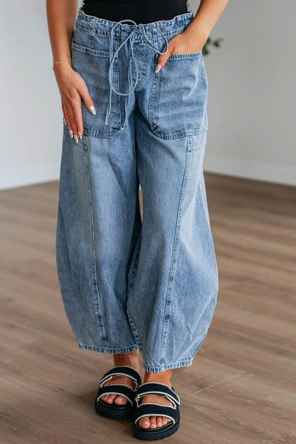 Wide Leg Drawstring Jeans Medium Trendsi 9a7ea84e-4ec9-4cc4-8a0f-f50bd0753806-Max-Origin