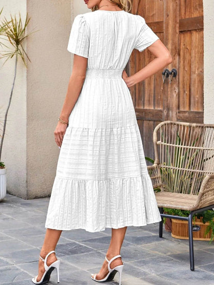 Tiered Notched Short Sleeve Dress Trendsi 9ab37246-938e-49de-9944-b76d383a7f11-Max-Origin