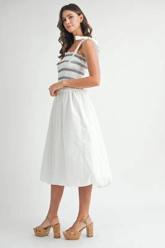 MABLE Smocked Bodice Bubble Midi Dress Trendsi 9acb9fa6a7774e1ca65c05d8c6f0f73d-Max-Origin_e887442b-48b5-40e8-8644-43e85c22c36d