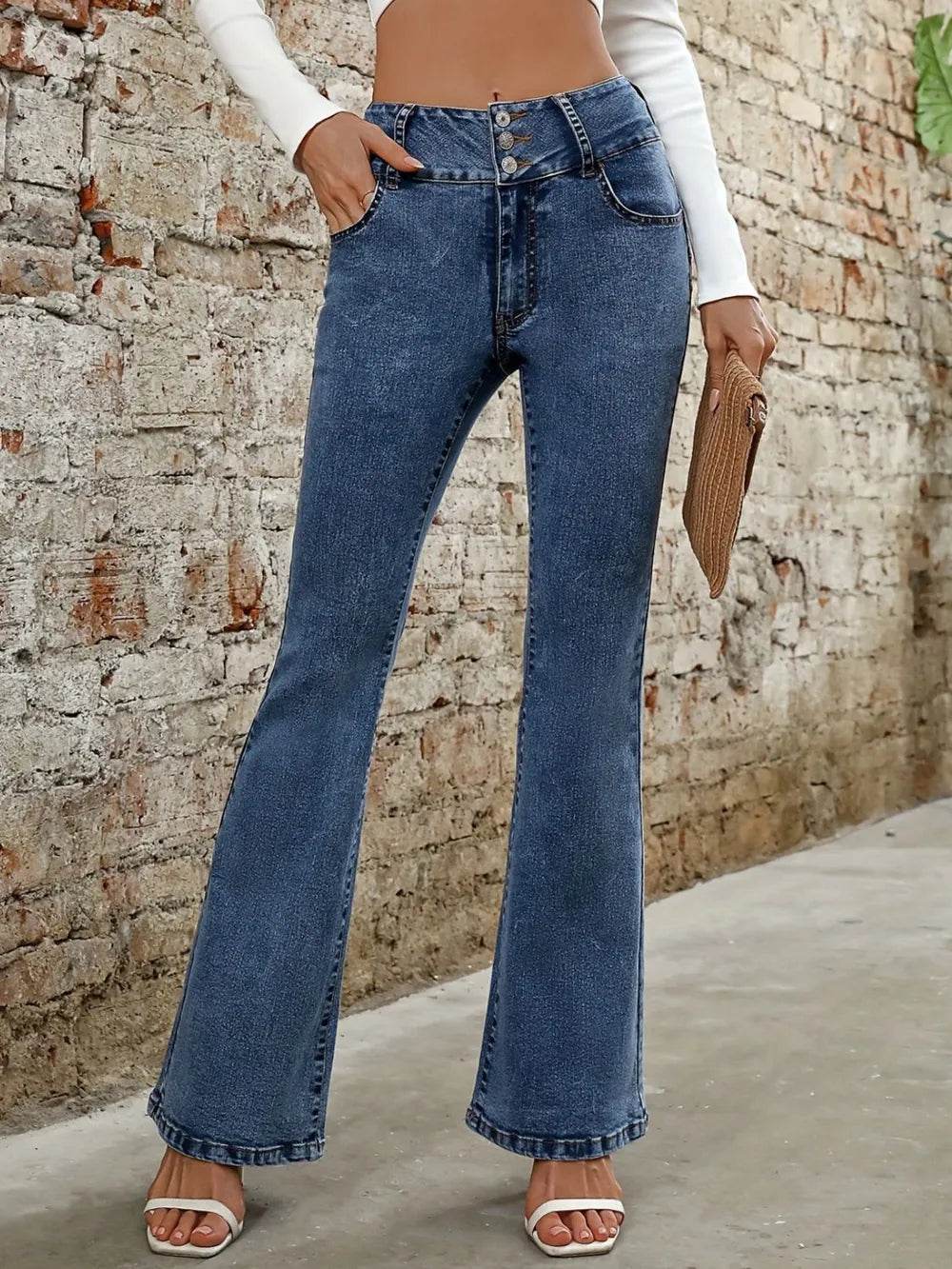 Bootcut Jeans with Pockets Medium Trendsi 9ada0cb6-361c-4e94-83cc-6aa7457cf0ea-Max