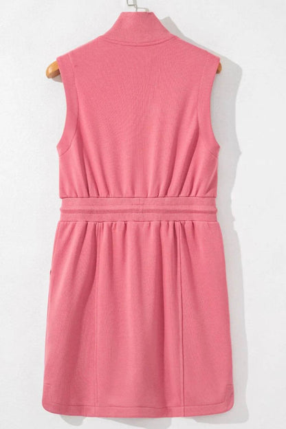 French Terry Zipped Collar Sleeveless Drawstring Waist Mini Dress Trendsi 9affa73a-3473-4d90-9f35-f0e2f0db4956-Max-Origin