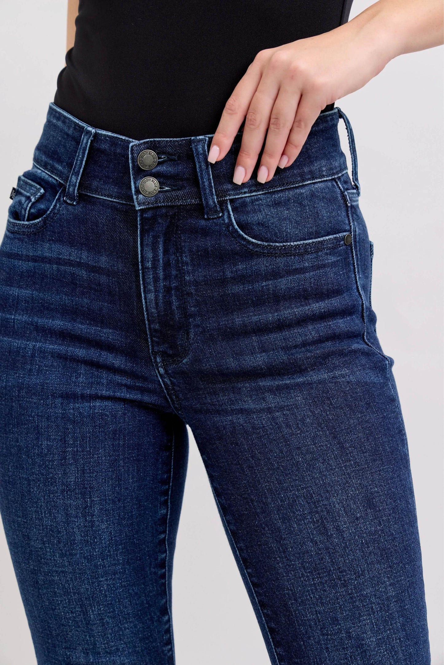 Judy Blue High-Waist Double Waist Band Skinny Jeans Trendsi 9bae0cba257345f69a67369858a54814-Max-Origin