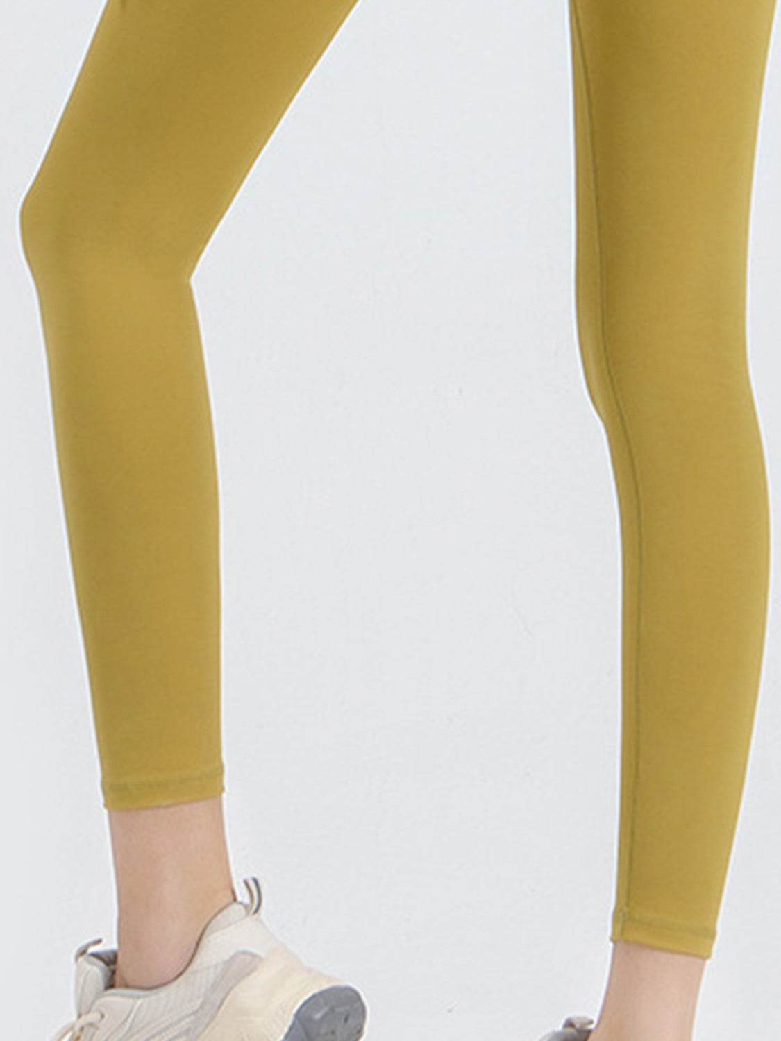 Wide Waistband Sports Leggings Trendsi 9bde77a8fcb546b08a18da7859853aa5-Max
