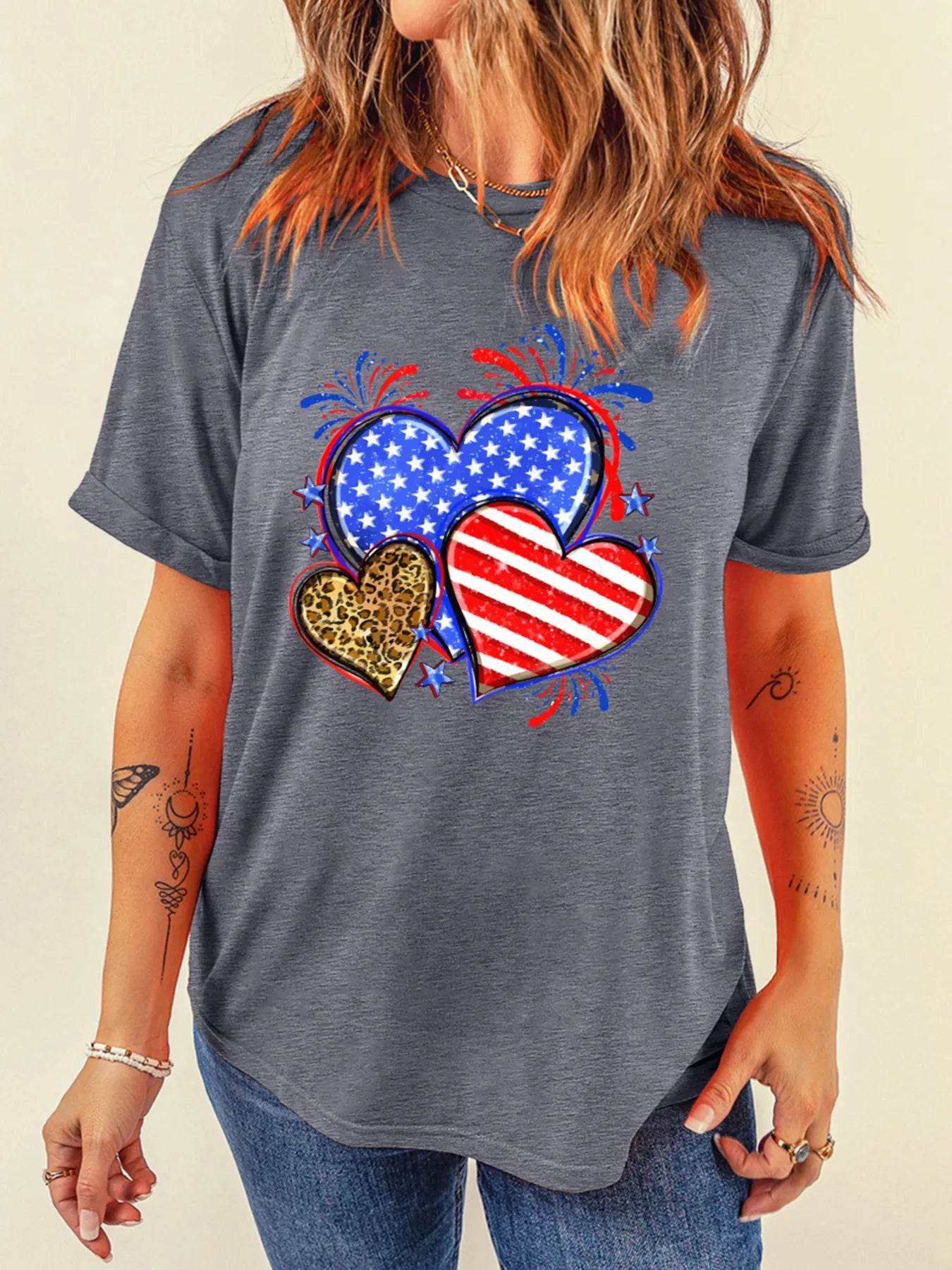American Heart Graphic Round Neck T Shirt Trendsi 9be19904a24d42b0ba372392f0899a71-Max-Origin