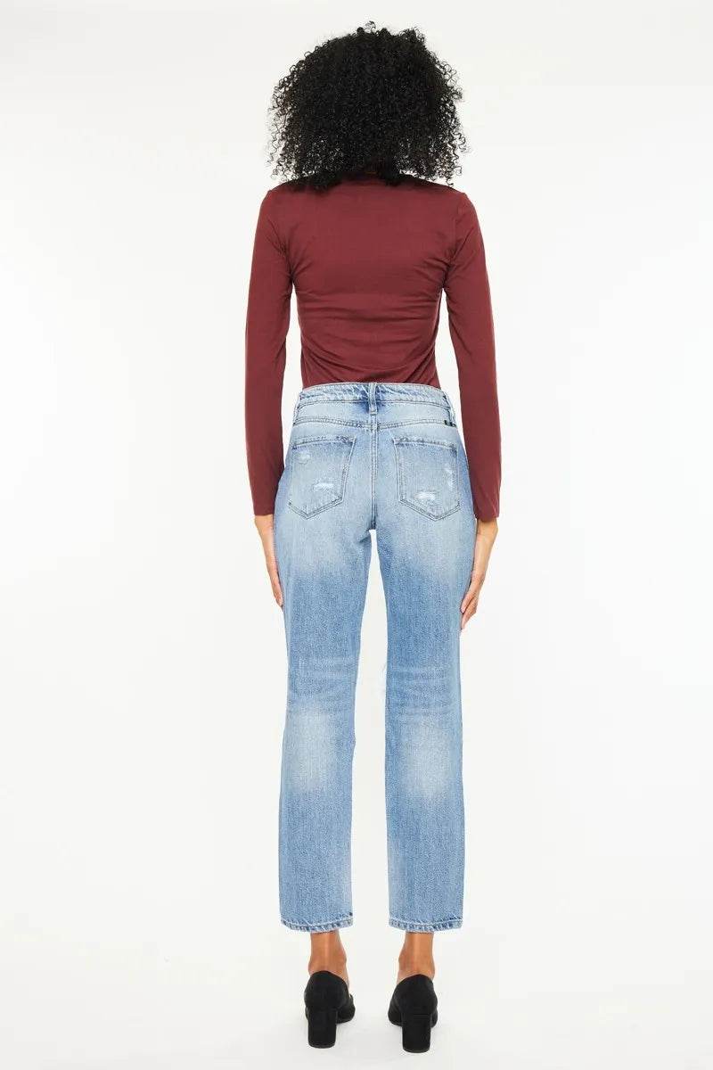 Kancan High Rise Distressed Boyfriend Jeans Trendsi 9c6e954860494e5ab4e8673d7ddd0527-Max-Origin