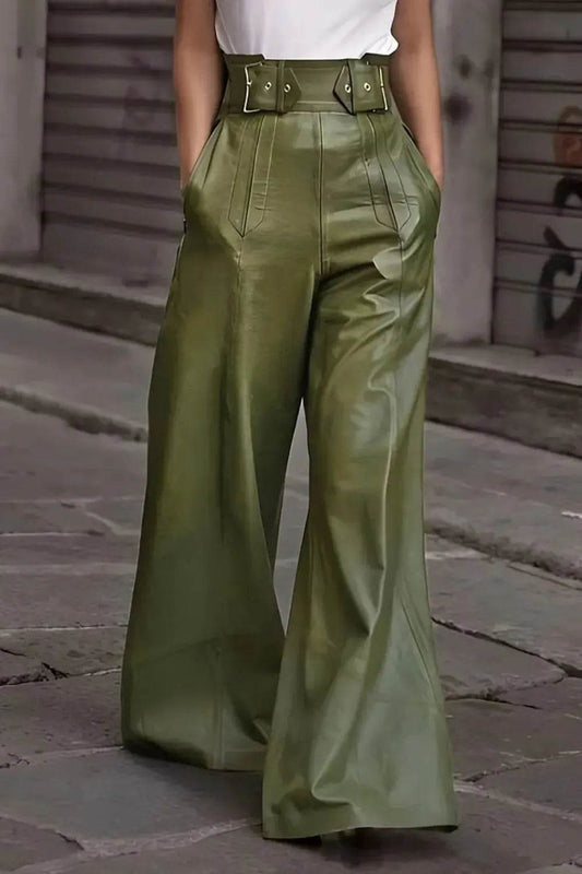 High Waist Wide Flare Pants Trendsi 9cac7611-51aa-4be4-ac0a-2ea223524008-Max