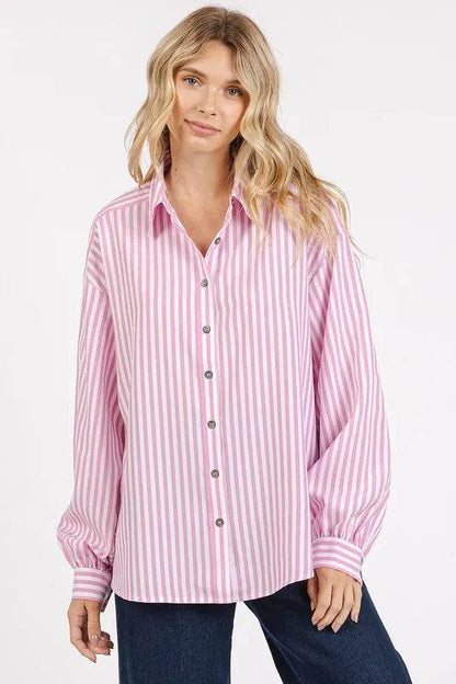 Mittoshop Button Down Striped Long Sleeve Shirt Trendsi 9cba96fe-6f67-4ffe-b378-c630060499e7-Max