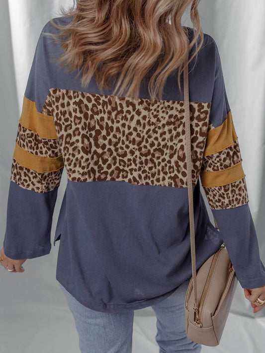 Leopard Color Block Long Sleeve Drop Shoulder Top Trendsi 9cd44d6a98dc4c6fae1ff4cde1ce4f40-Max-Origin