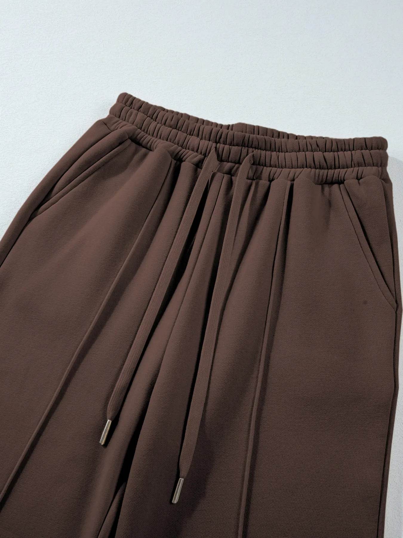 Collared Sweatshirt and High Waist Pants Active Set Trendsi 9d0b7b1f3e30462eb596284c9c98239a-Max-Origin