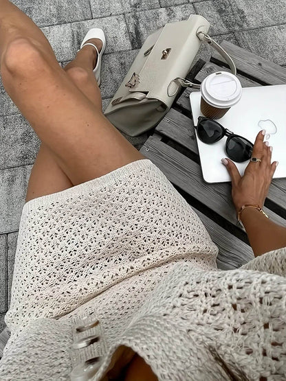 Openwork Button Up Top and Skirt Sweater Set Trendsi 9d6b9846945e425da3a5a97d7ce90274-Max-Origin