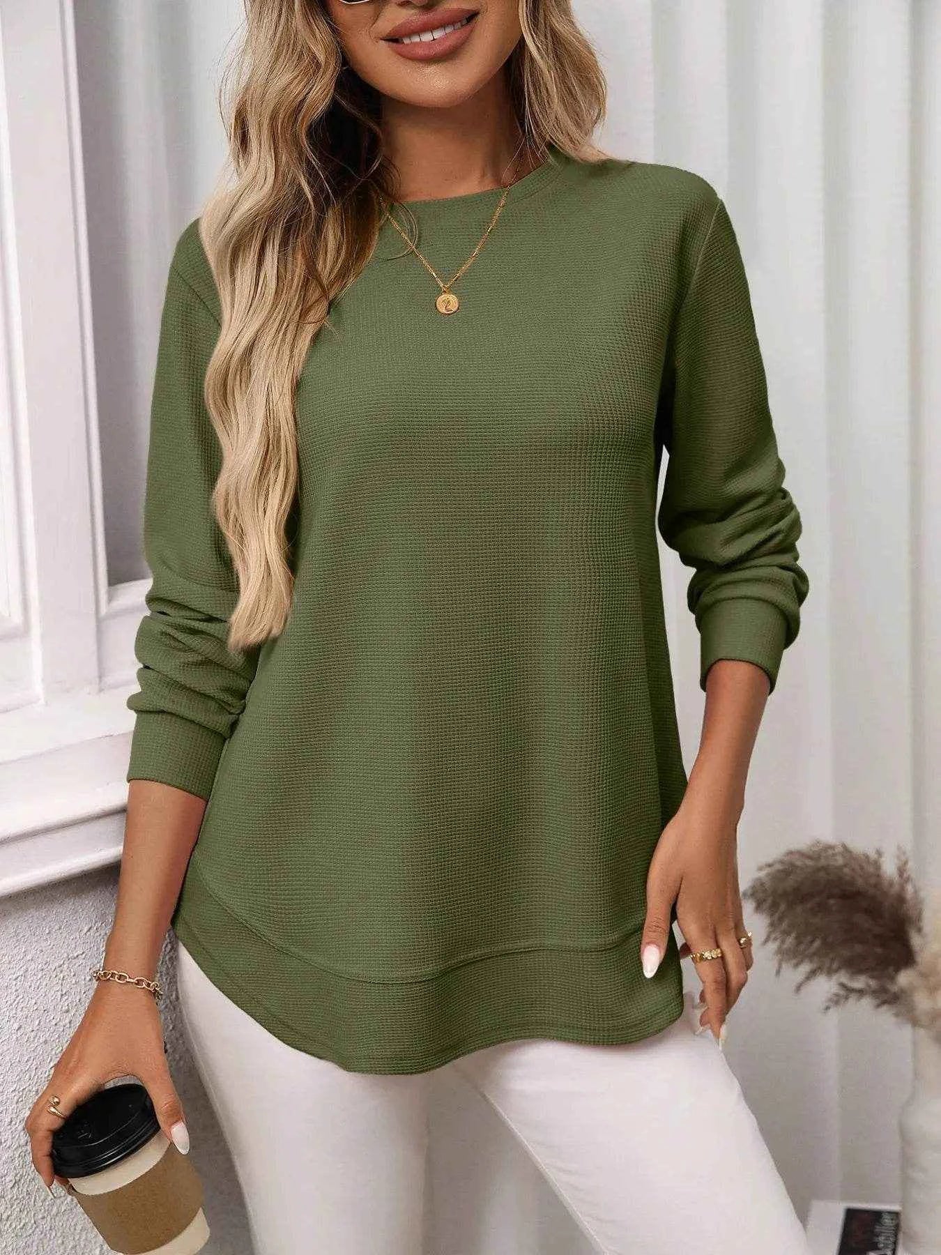 Long Sleeve Round Neck T-Shirt Trendsi 9d72f56b35ce41e784149f52ff2b0173-Max-Origin