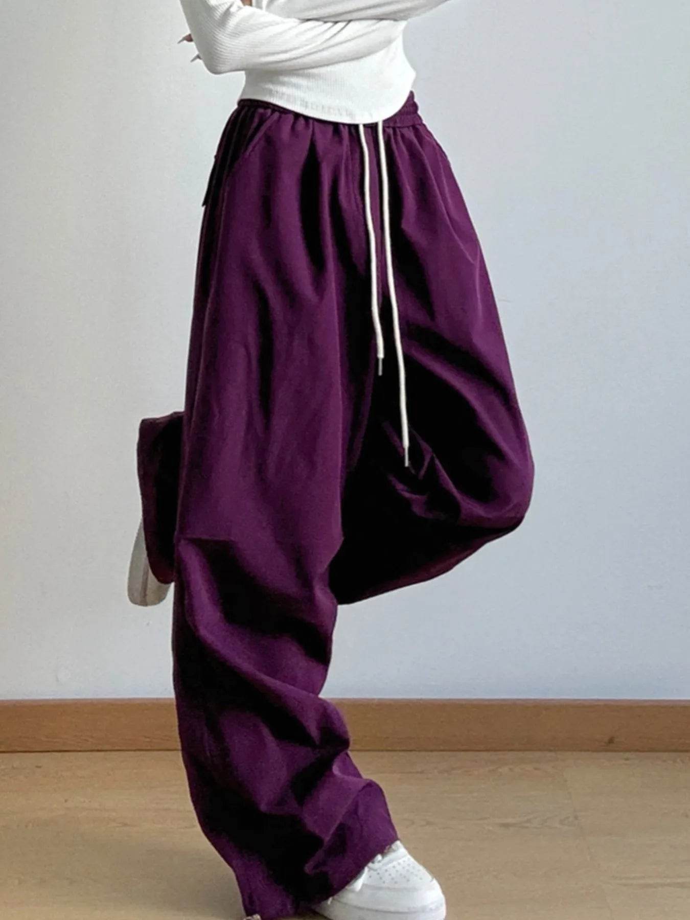 Oversized Wide Leg Drawstring Pants Trendsi 9e0bc417-5568-4252-9fb0-6ee27e2024dc-Max-Origin
