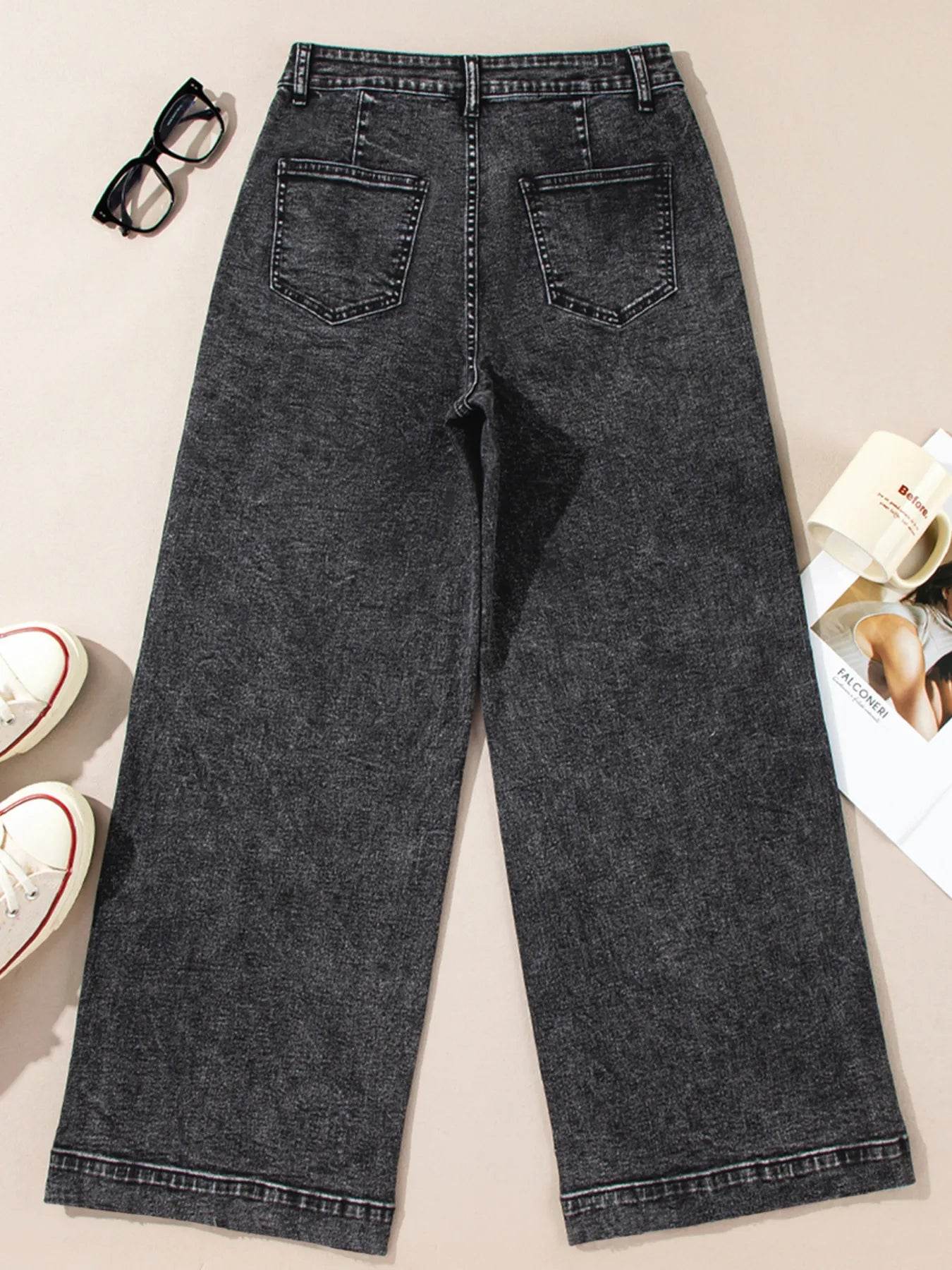 High-Waisted Wide Leg Washed Jeans Trendsi 9e132331c2a94ffb95132adf252ba26c-Max-Origin