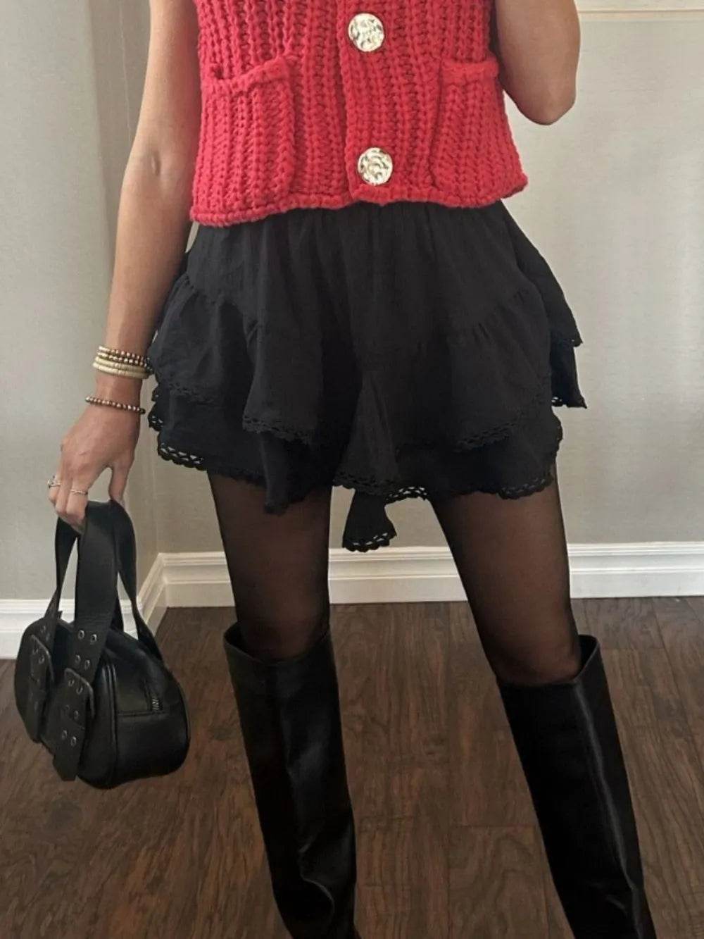 Lovelet Lace Detail Layered Skirt Trendsi 9e8b80ed-278b-4d4a-b784-23217275aec8-Max